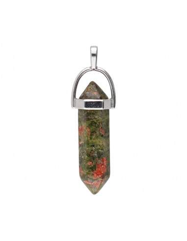Pendente in Unakite Jasper a doppio...