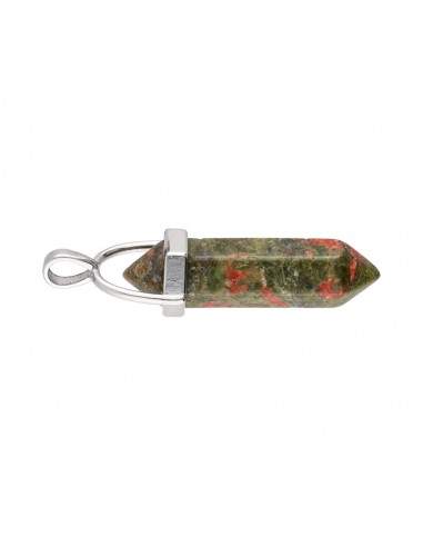 Pendente in Unakite Jasper a doppio...