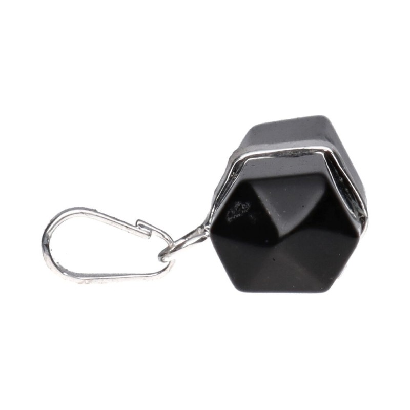 Collana in Obsidiana Biterminata Orizzontale