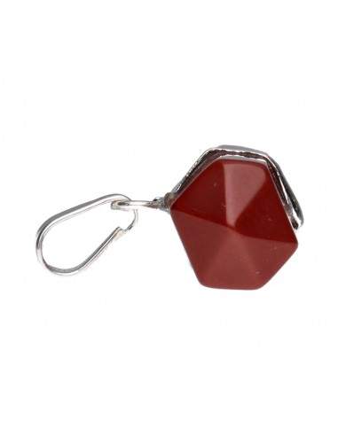 Pendente di diaspro rosso a doppia...