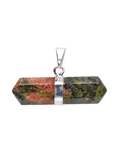 Ciondolo in Unakite Jasper...