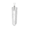 Pendentif en quartz blanc poli