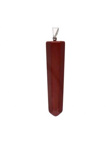 Pendente in punta di diaspro rosso...