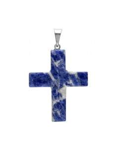 Ciondolo Croce di Sodalite