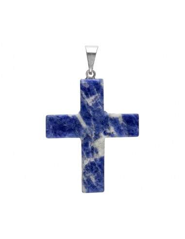 Ciondolo Croce di Sodalite
