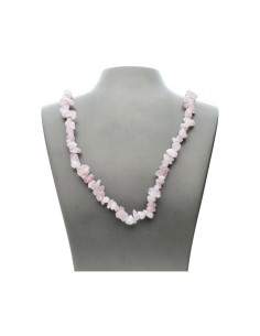 Collier de quartz rose