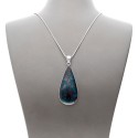 Pendentif en argent 925 Chrysocolla (52)