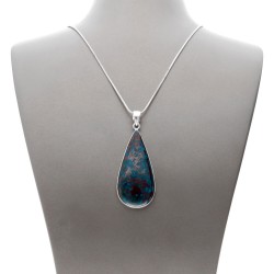 Pendentif en argent 925 Chrysocolla (52)