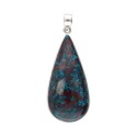 Chrysocolla Pendant in 925 Sterling Silver (52)