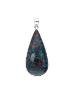 Chrysocolla Pendant in 925...
