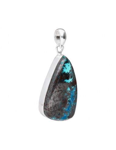 Ciondolo in shattuckite in argento...