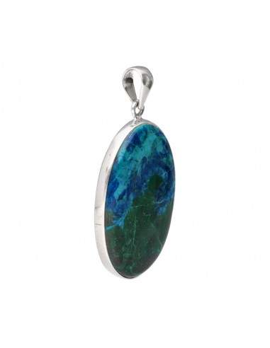 Ciondolo in shattuckite in argento...