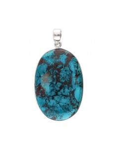 Chrysocolla Pendant in 925...