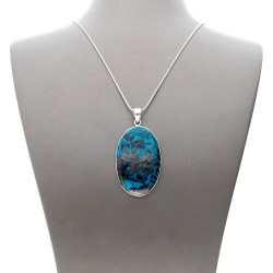 Pendentif en argent 925 Chrysocolla (47)