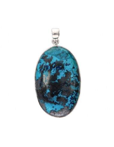 Ciondolo in Shattuckite in Argento...