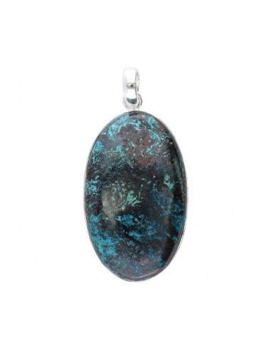 Ciondolo in shattuckite in argento...