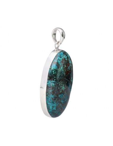 Ciondolo in shattuckite in argento...