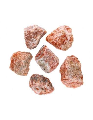 Calcite Arancione Grezza Media