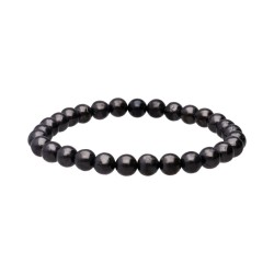 Bracciale in Shungite con Palline Lisce da 6mm | Vives de la Cortada