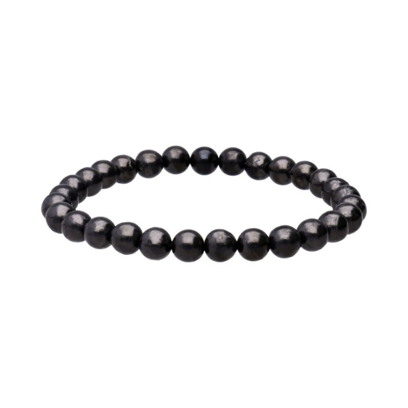 Bracciale in Shungite con Palline Lisce da 6mm | Vives de la Cortada