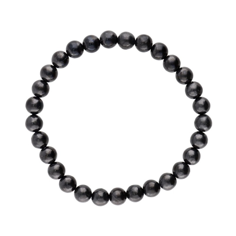 Bracciale in Shungite con Palline Lisce da 6mm | Vives de la Cortada