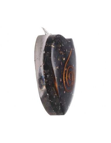Ciondolo Cuore in Orgonite con Shungite