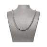 Chaîne tressée en argent 925 (A)