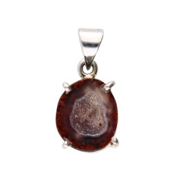 Pendente in Geodino di Agata in Argento Sterling 925 (H)