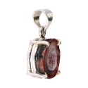 Pendentif Géodine en Agate et Argent 925 (H)