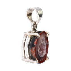 Pendente in Geodino di Agata in Argento Sterling 925 (H)