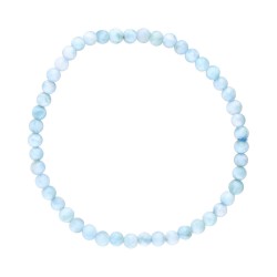 Bracciale in Larimar 4mm