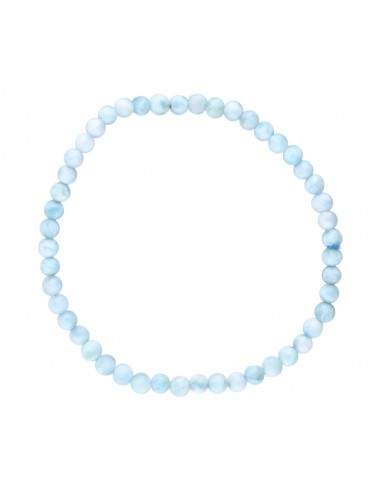 Larimar bracelet 4mm