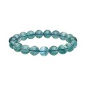 Bracelet de Fluorite bleue 10mm