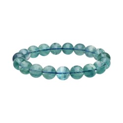Bracciale in Fluorite Blu 10mm