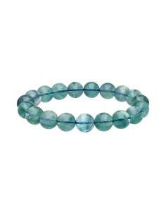 Pulsera di Fluorite Blu 10mm
