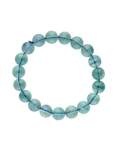 Pulsera di Fluorite Blu 10mm