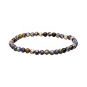 Bracciale in Giada Oceano Blu 4mm