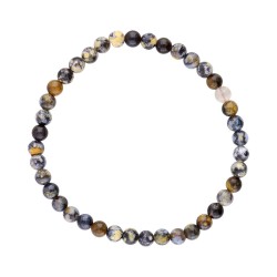 Bracciale in Giada Oceano Blu 4mm