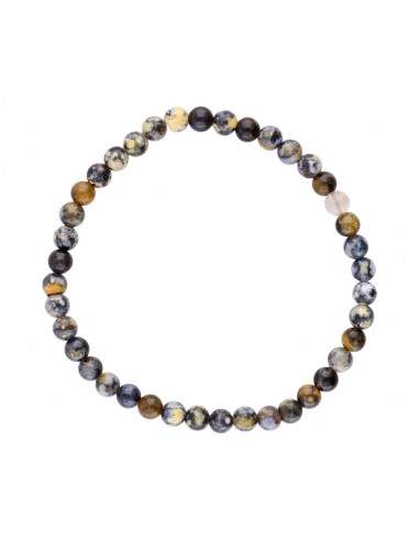 Bracciale in diaspro Oceano Blu 4mm