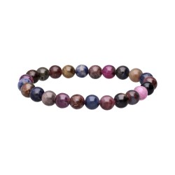 Bracciale in Zaffiro Multicolore 8mm