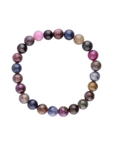 Pulsera di Zaffiro Multicolore 8mm