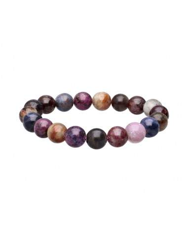 Pulsera di Zaffiro Multicolore 10mm