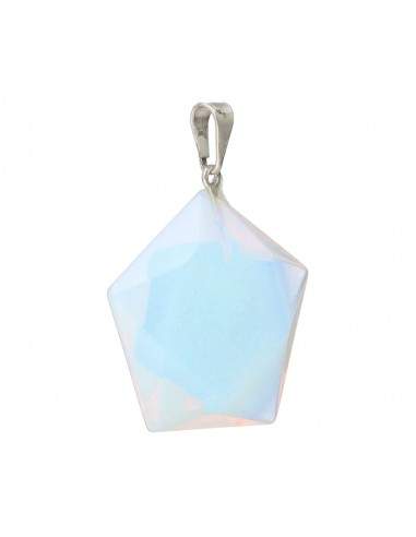 Pentagonal Opaline Pendant