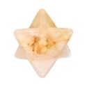 Merkaba di Quarzo Ematoide