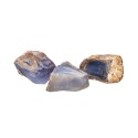 Calcédoine bleue turque brute (paquet de 250gr)