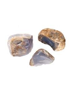 Calcédoine bleue turque brute 2