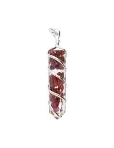 Pendentif Tourmaline rose...