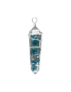 Apatite Pendant with Resin...