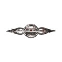 Spilla in Corallo in Argento Sterling 925