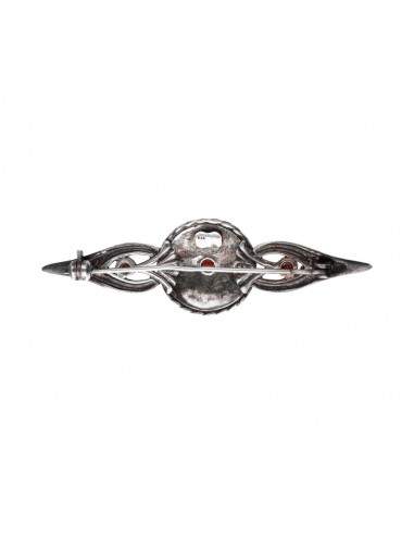 Spilla di corallo in Argento Sterling...